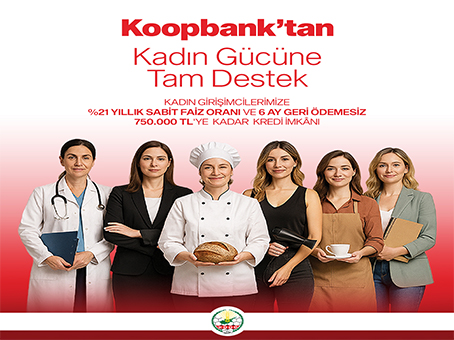 Koopbank Kadın Girişimci Kredisi