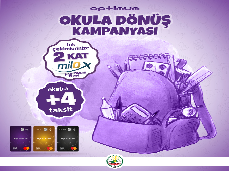 Optimum Okula Dönüş Kampanyası